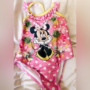 Pink Minnie Mouse Swimsuit